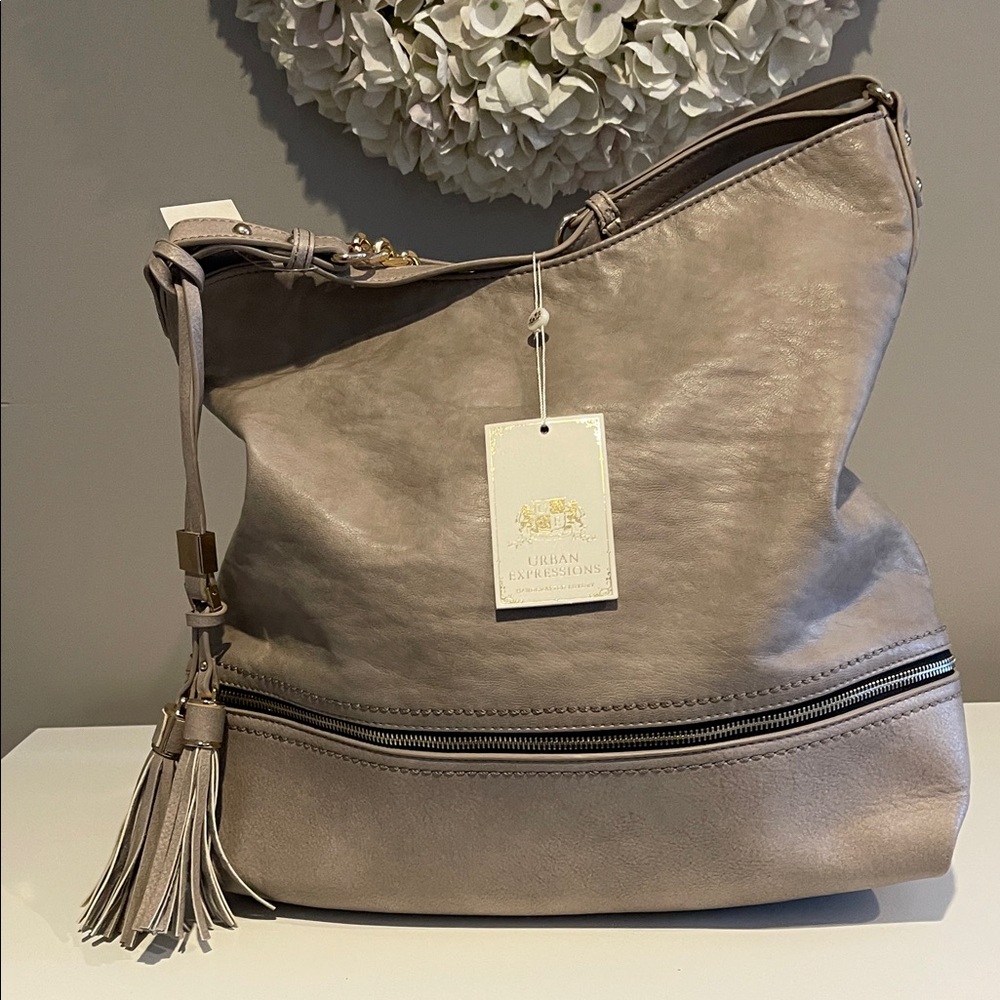 Urban Expressions Taupe Hobo Bag  ***FINAL OFFER***